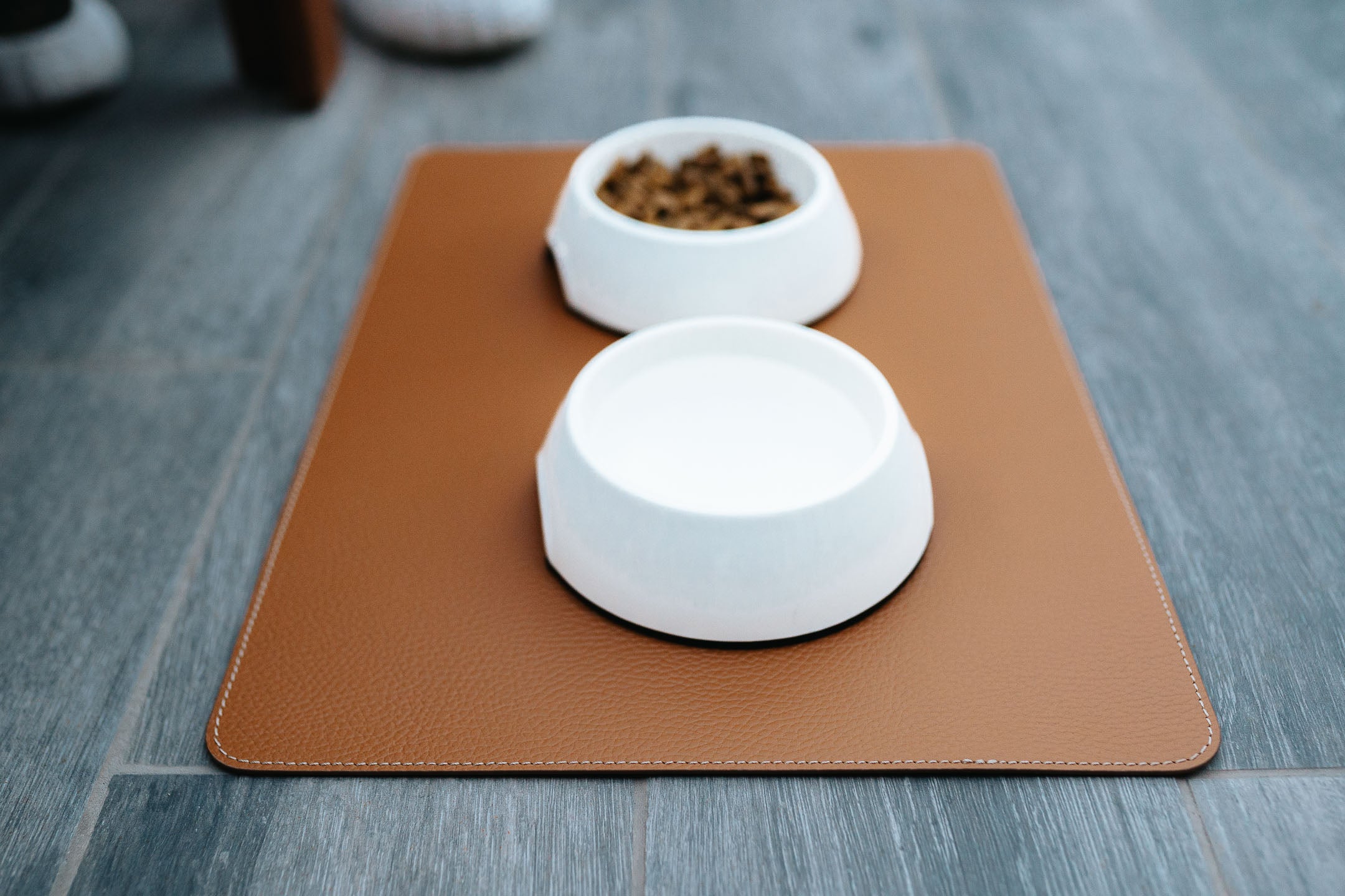 Recycled Leather Dog Mat