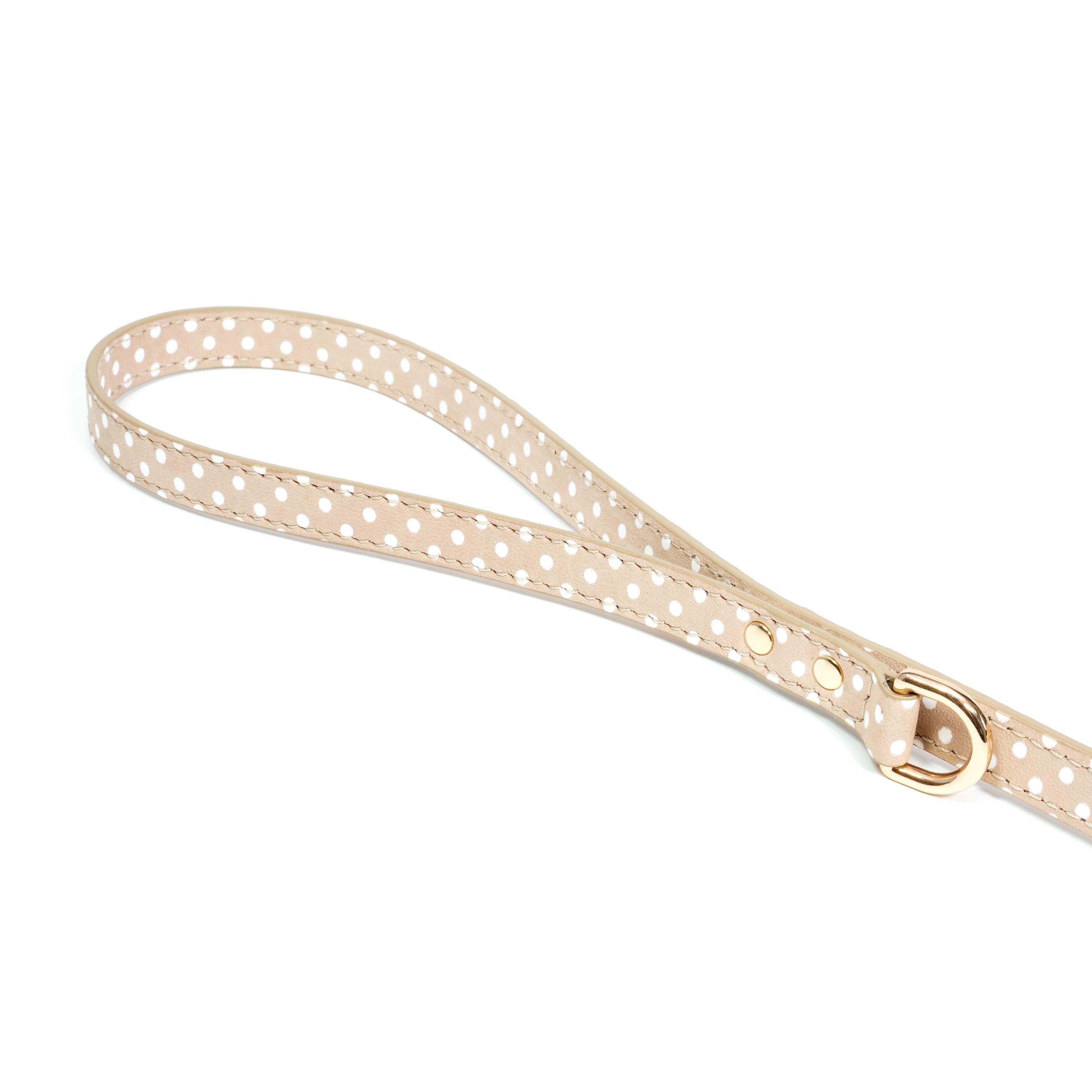 Leather Dog Leash Cappuccino Pots - Bechiva