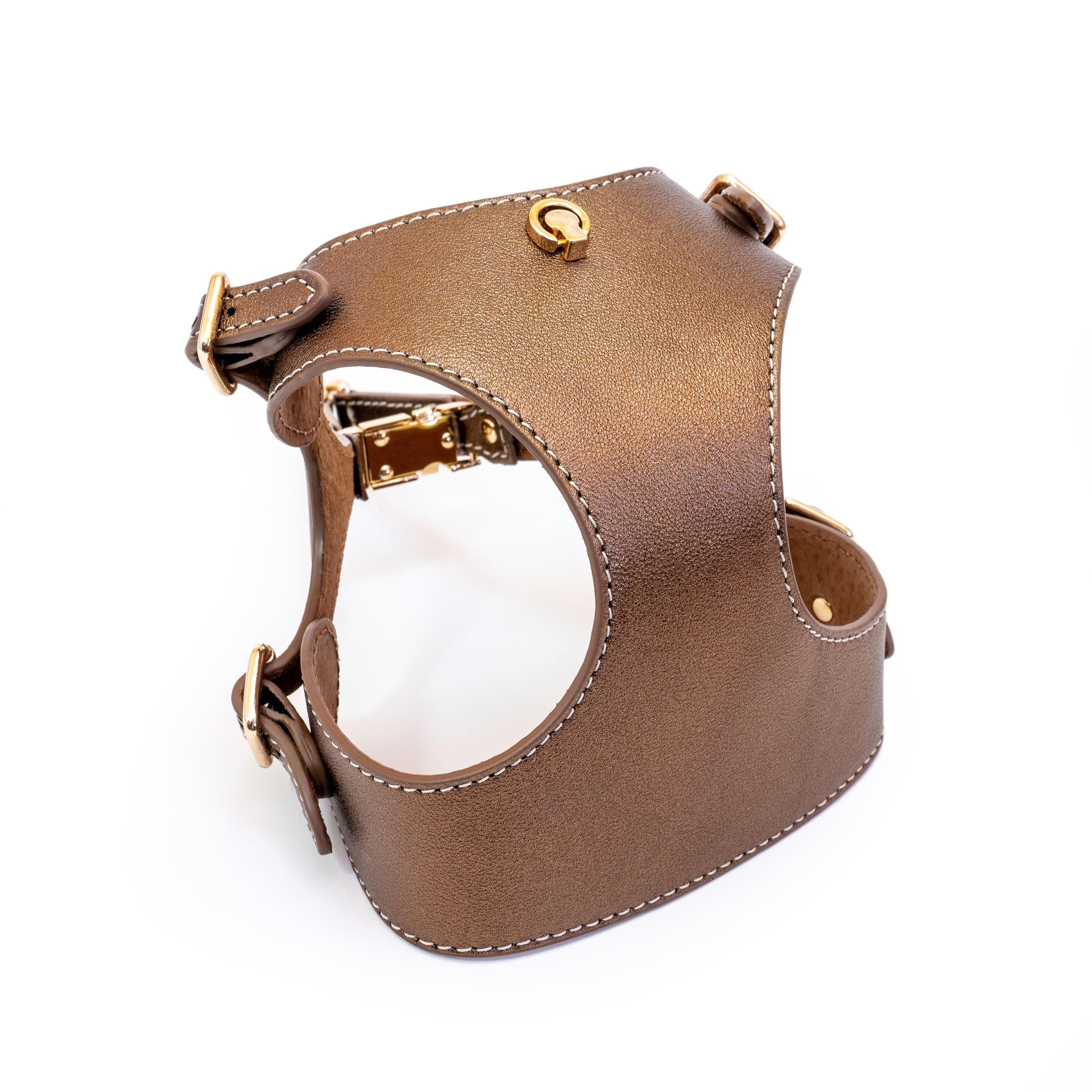 Dog Harness Tino Bronze - Bechiva