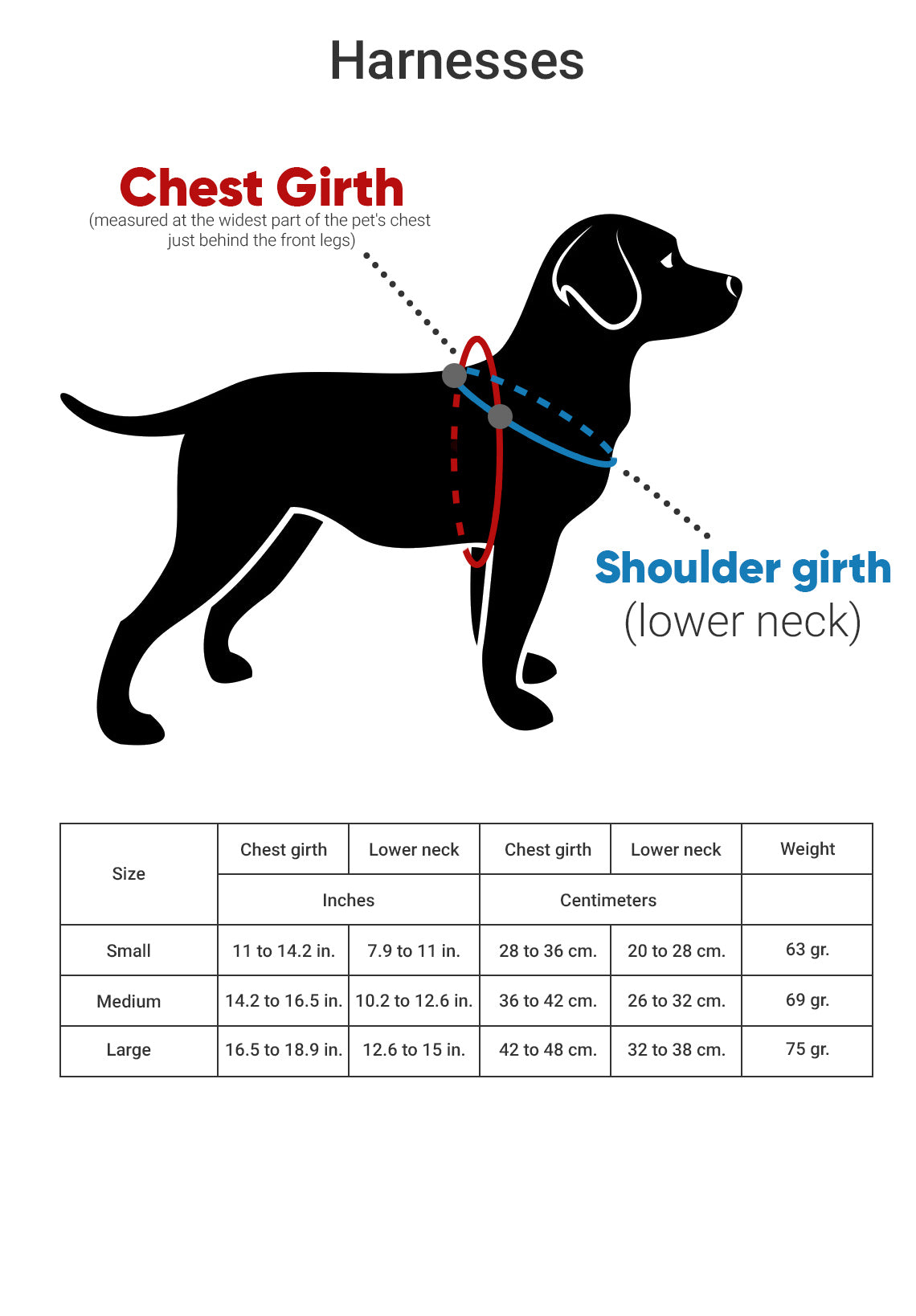 Dog Harness Cherry Blue Pots