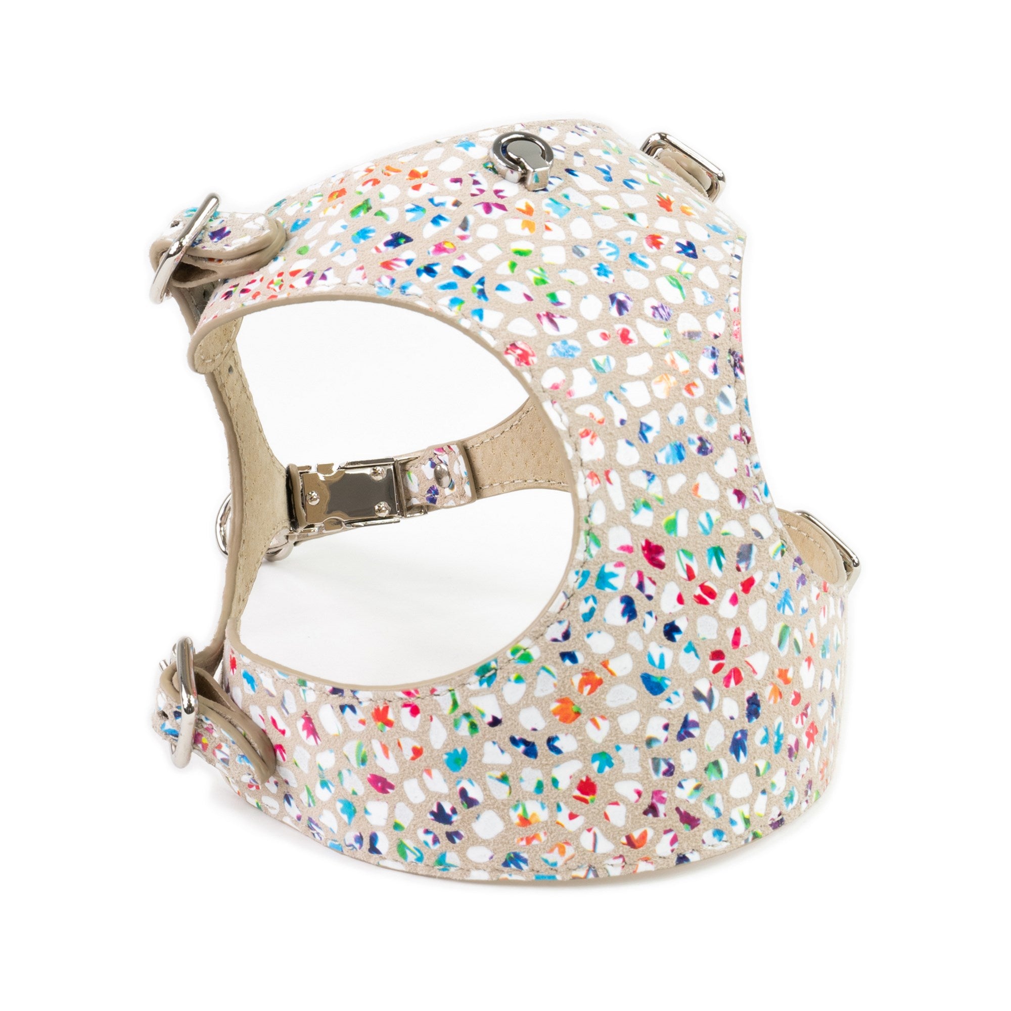 Dog Harness Tino Cappuccino Flower