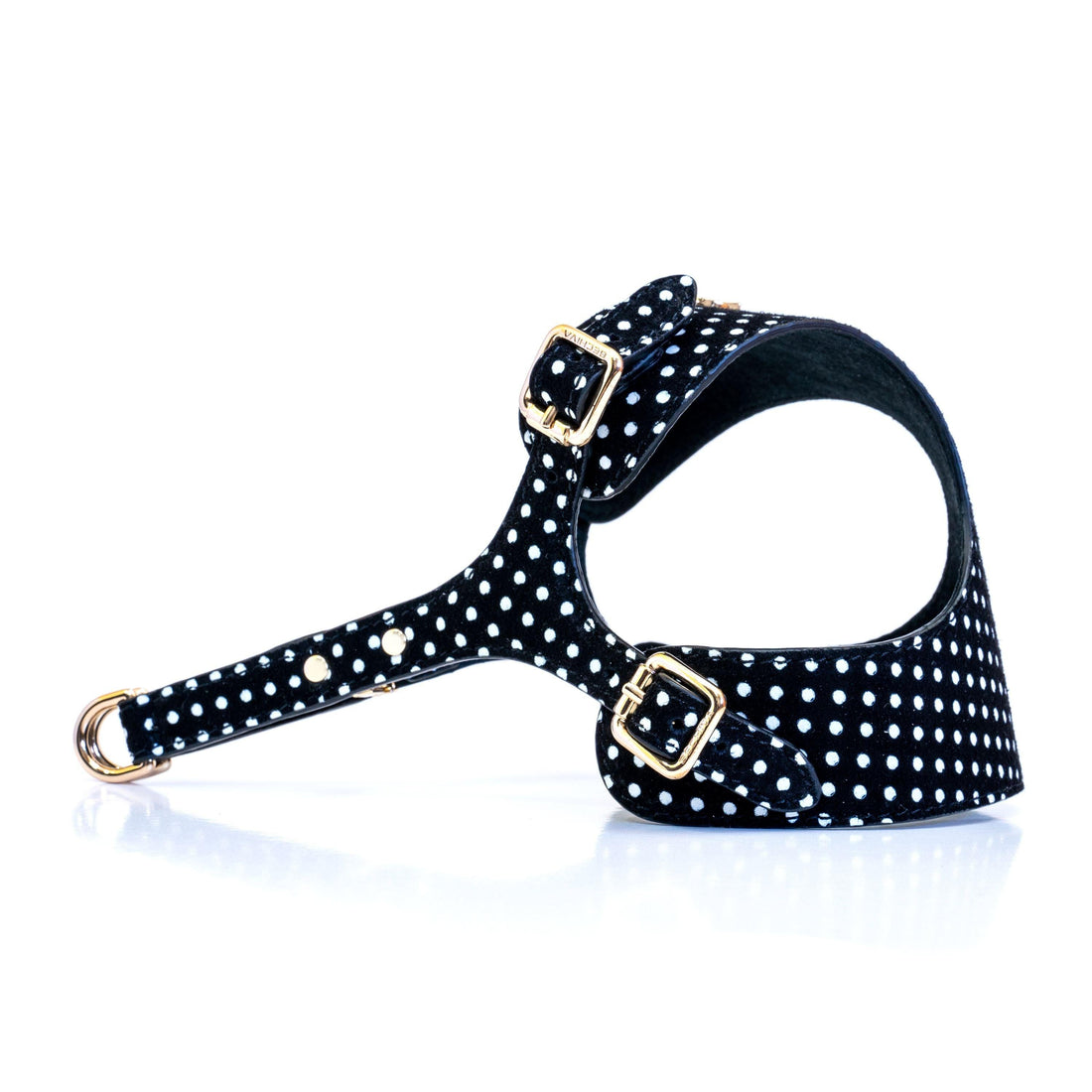 Dog Harness Cherry Black Pots - Bechiva