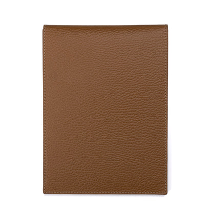 Recycled Leather Foldable Photo Frame: 4x6 Double Tabletop Display