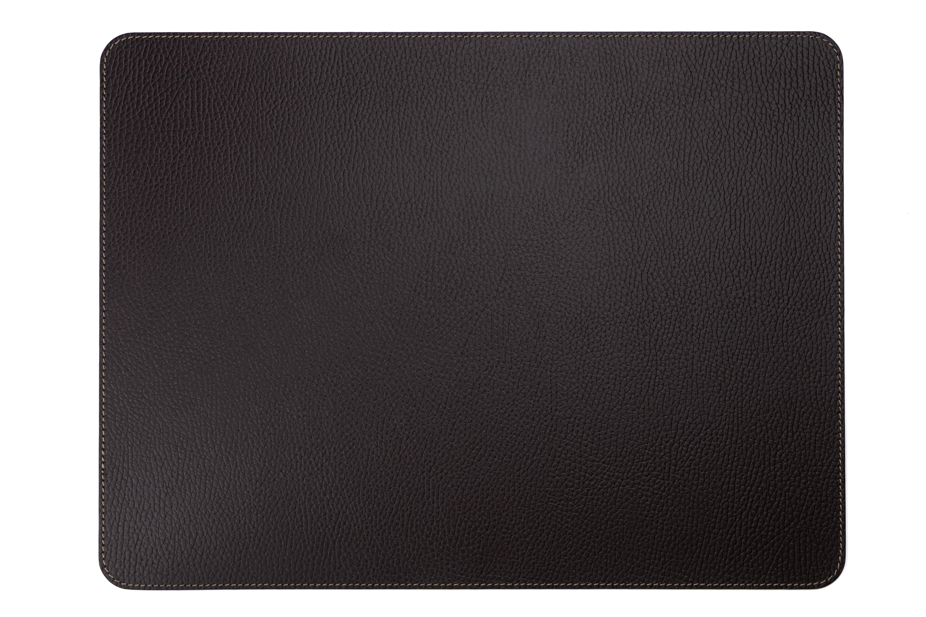 Recycled Leather Placemats Dark Brown 45x35