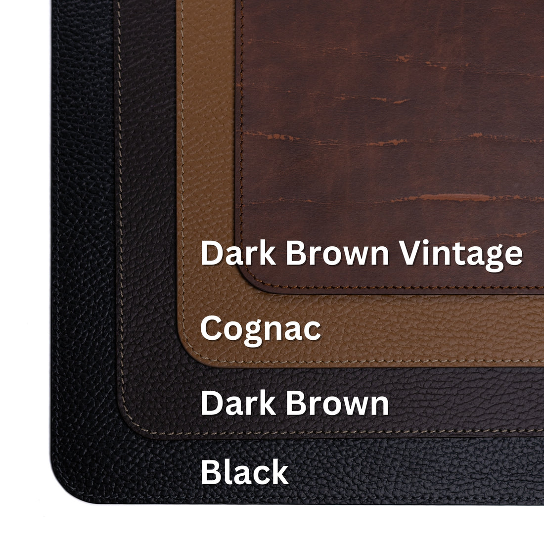 Recycled Leather Oval Placemats Dark Brown 45 by 33 cm Handcrafted in Europe Bonded Leather Eco Friendly