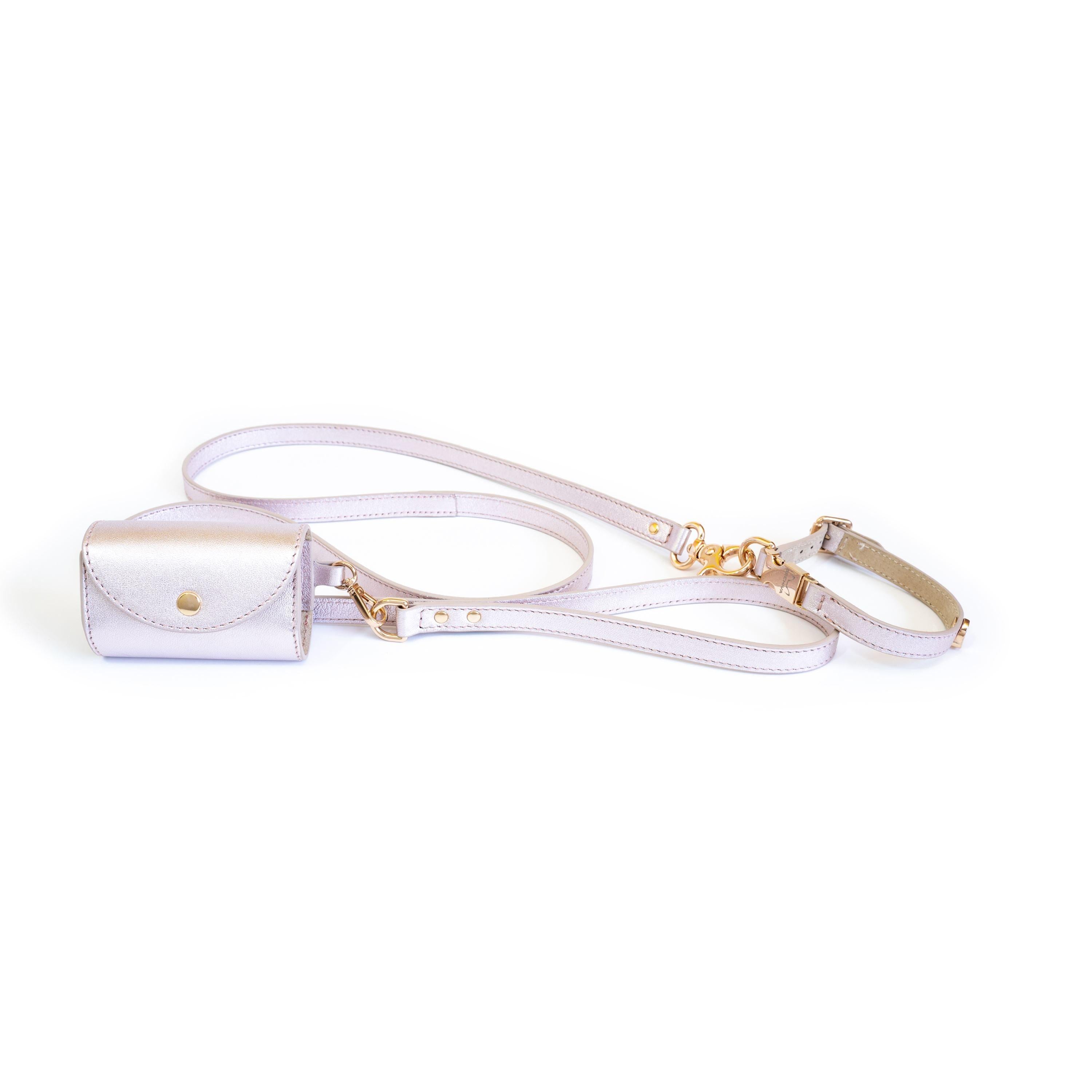 Dog Dispenser Bag Silver Rose - Bechiva