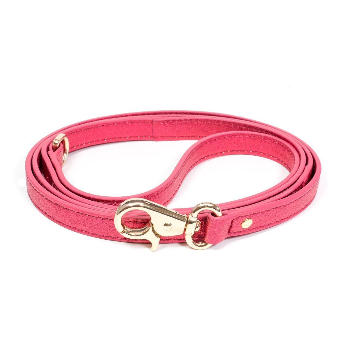 Leather Dog Leash Tino Red