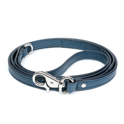 Leather Dog Leash Tino Blue - Bechiva