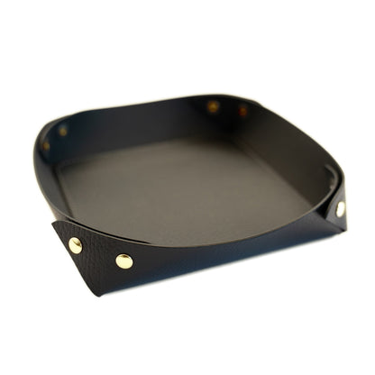 Recycled Leather Pocket Emptier Black