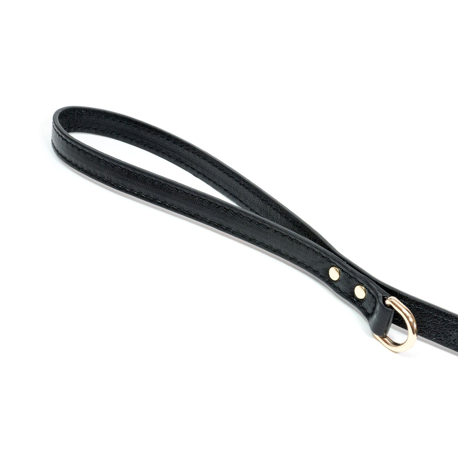 Leather Dog Leash Tino Black - Bechiva