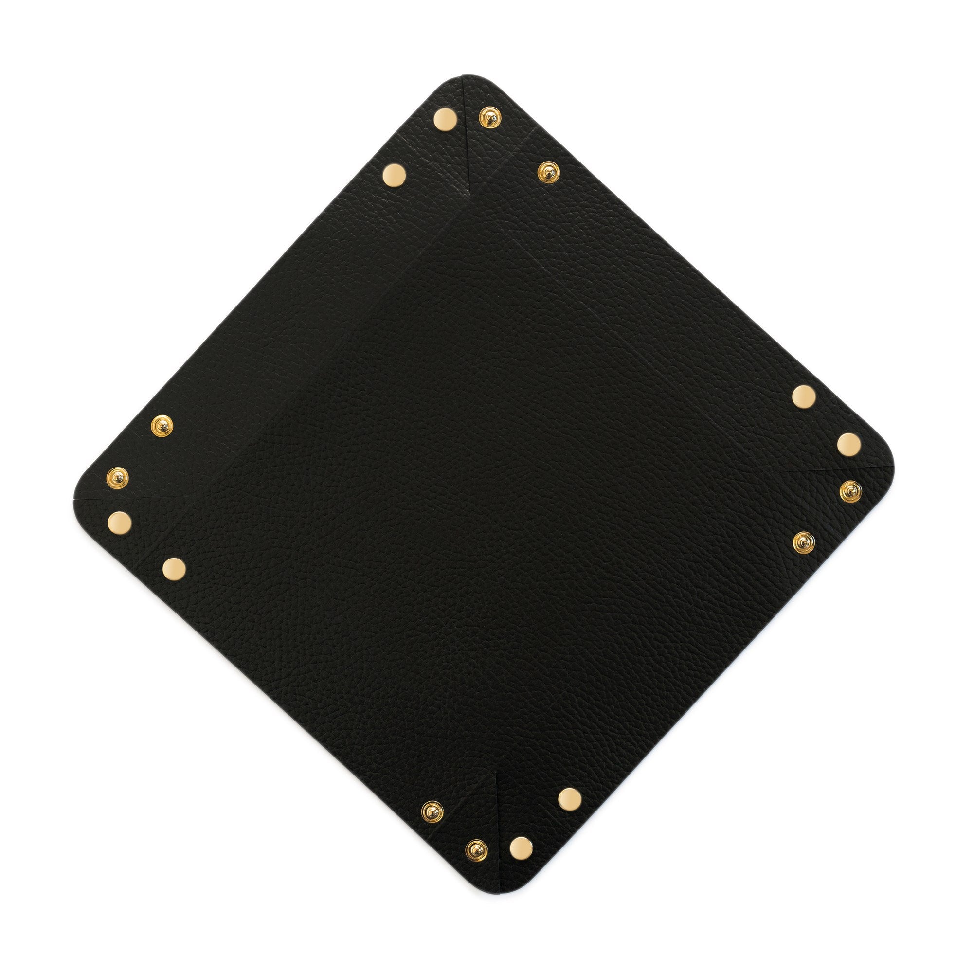 Recycled Leather Pocket Emptier Black
