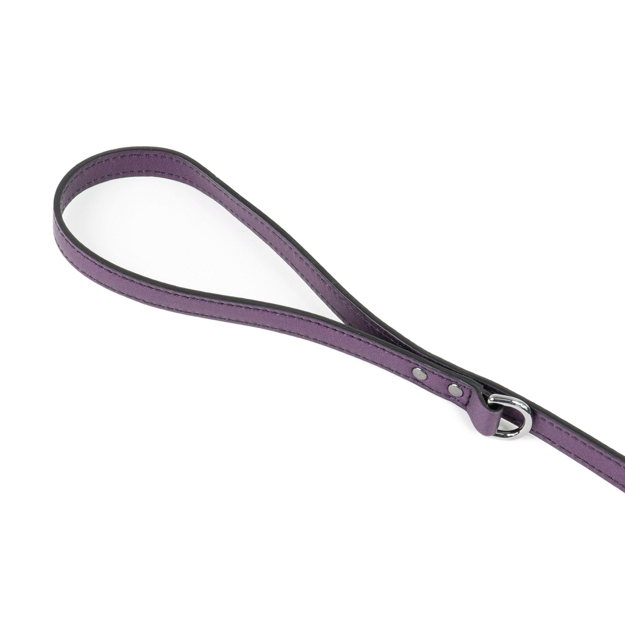 Leather Dog Leash Tino Purple