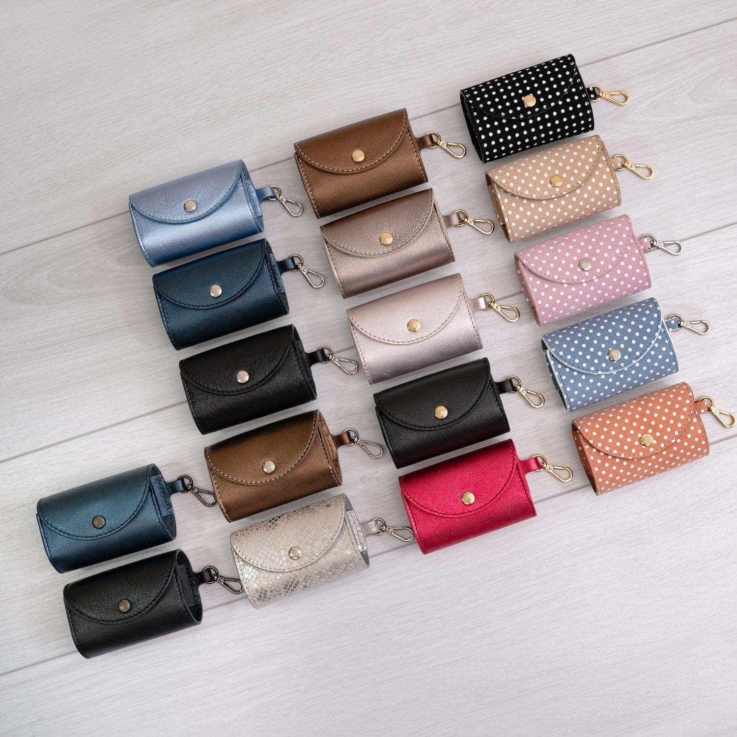 Dog Dispenser Bag Cherry Salmon Pots - Bechiva