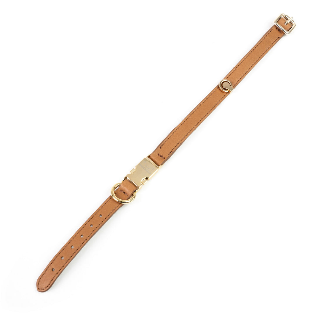 Leather Dog Collar Cognac