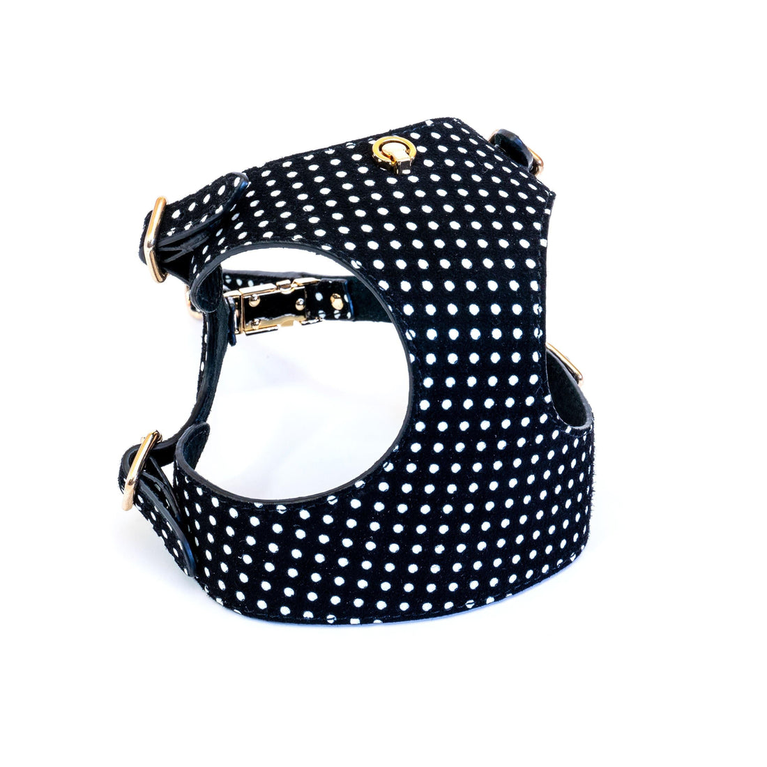 Dog Harness Cherry Black Pots - Bechiva